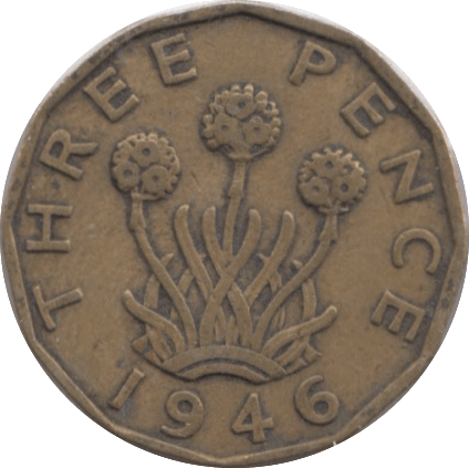 1946 THREEPENCE ( GF ) REF 1 - Threepence - Cambridgeshire Coins