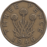 1946 THREEPENCE ( GF ) REF 2 - Threepence - Cambridgeshire Coins