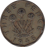 1946 THREEPENCE ( GF ) - Threepence - Cambridgeshire Coins