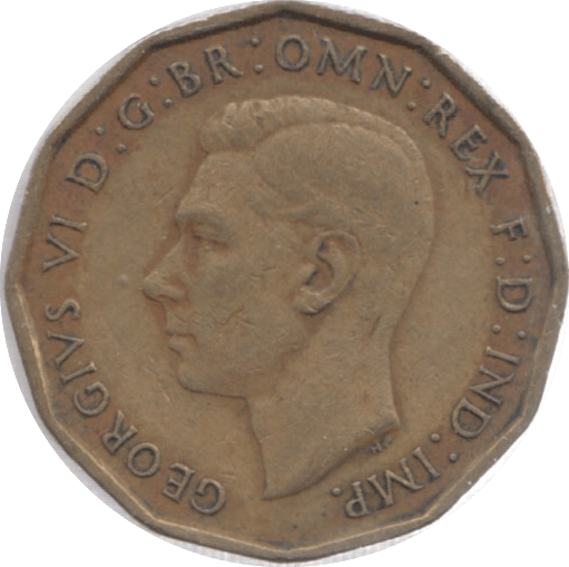 1946 THREEPENCE ( GVF ) 23 - Threepence - Cambridgeshire Coins