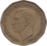 1946 THREEPENCE ( GVF ) 23 - Threepence - Cambridgeshire Coins