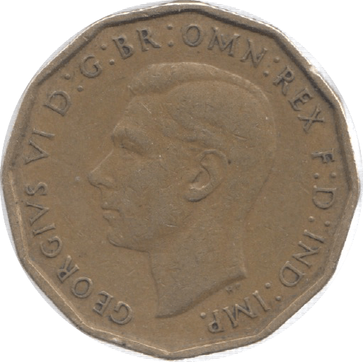 1946 THREEPENCE ( VF ) 21 - Threepence - Cambridgeshire Coins
