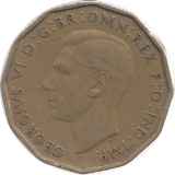 1946 THREEPENCE ( VF ) 21 - Threepence - Cambridgeshire Coins