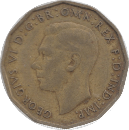 1946 THREEPENCE ( VF ) 25 - Threepence - Cambridgeshire Coins