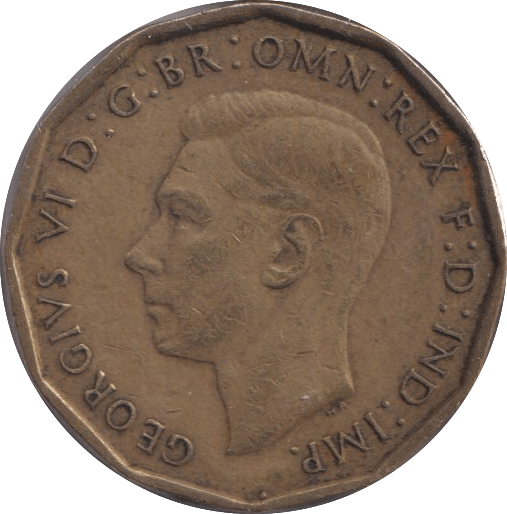 1946 THREEPENCE ( VF ) 9 - Threepence - Cambridgeshire Coins