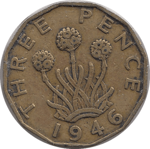 1946 THREEPENCE ( VF ) C - Threepence - Cambridgeshire Coins
