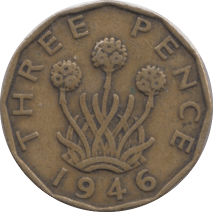 1946 THREEPENCE ( VF ) REF 1 - Threepence - Cambridgeshire Coins