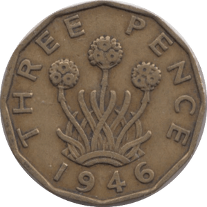 1946 THREEPENCE ( VF ) REF 2 - Threepence - Cambridgeshire Coins