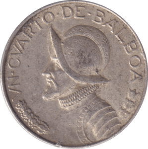 1947 1/10 BALBOA PANAMA - WORLD COINS - Cambridgeshire Coins