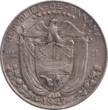 1947 1/10 BALBOA PANAMA - WORLD COINS - Cambridgeshire Coins