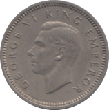 1947 3 PENCE NEW ZEALAND - WORLD COINS - Cambridgeshire Coins