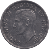 1947 CANADA SILVER ONE DOLLAR 8 - WORLD SILVER COINS - Cambridgeshire Coins