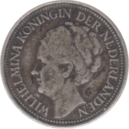 1947 CURACAO 1/4 GULLEN SILVER NETHERLANDS - SILVER WORLD COINS - Cambridgeshire Coins