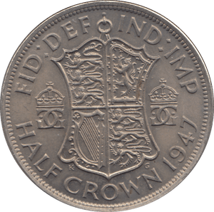 1947 HALFCROWN ( AUNC) 2 - HALFCROWN - Cambridgeshire Coins