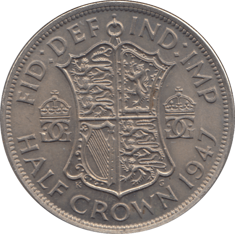 1947 HALFCROWN ( AUNC) 2 - HALFCROWN - Cambridgeshire Coins