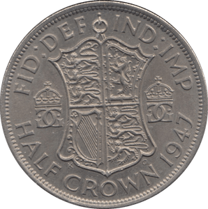 1947 HALFCROWN ( AUNC ) 3 - Halfcrown - Cambridgeshire Coins