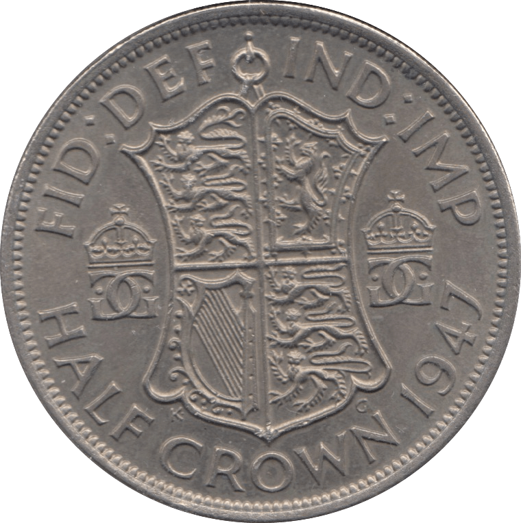 1947 HALFCROWN ( AUNC ) 3 - Halfcrown - Cambridgeshire Coins
