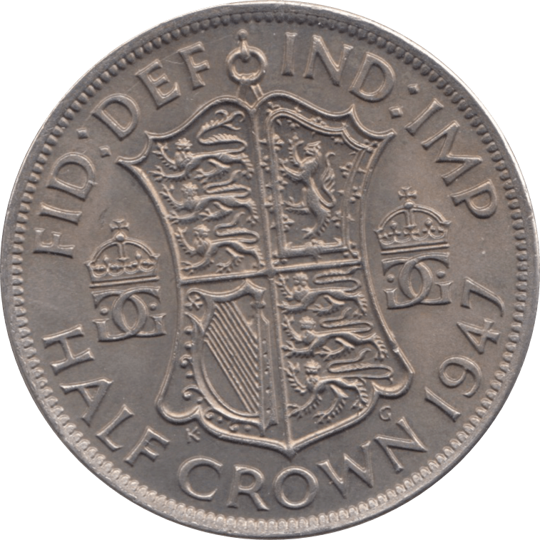 1947 HALFCROWN ( EF ) 1 - Halfcrown - Cambridgeshire Coins
