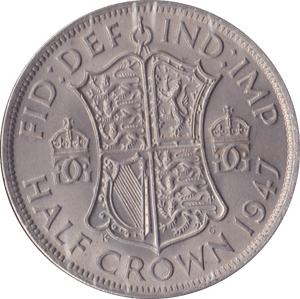 1947 HALFCROWN ( UNC ) - Halfcrown - Cambridgeshire Coins