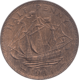 1947 HALFPENNY ( UNC ) 5 - Halfpenny - Cambridgeshire Coins