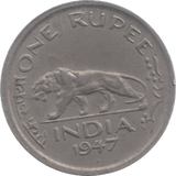 1947 INDIA ONE RUPEE - WORLD COINS - Cambridgeshire Coins