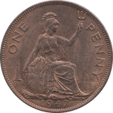 1947 PENNY ( BU ) 6 - Penny - Cambridgeshire Coins