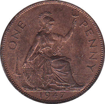 1947 PENNY ( BU ) - Penny - Cambridgeshire Coins