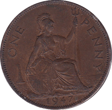 1947 PENNY ( EF ) - Penny - Cambridgeshire Coins