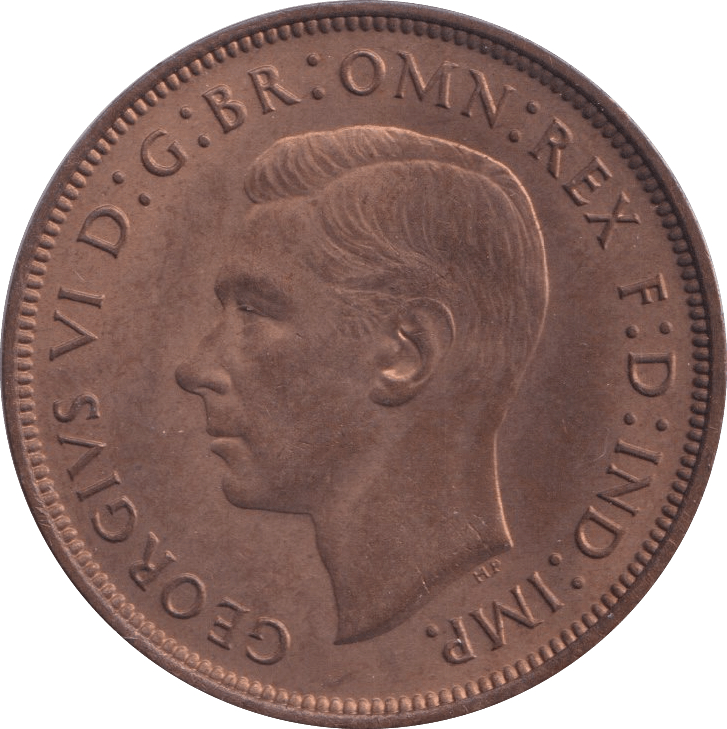1947 PENNY ( UNC ) 2 - Penny - Cambridgeshire Coins