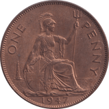 1947 PENNY ( UNC ) 3 - Penny - Cambridgeshire Coins