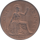 1947 PENNY ( UNC ) 3 - Penny - Cambridgeshire Coins