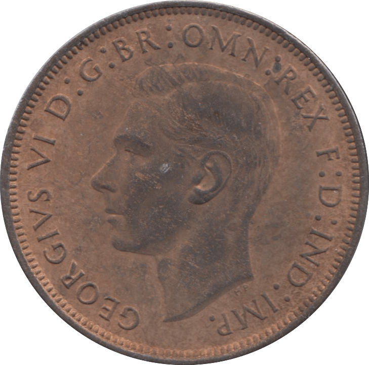 1947 PENNY ( UNC ) 6 - Penny - Cambridgeshire Coins