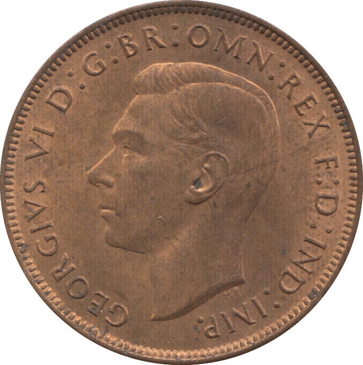 1947 PENNY ( UNC ) 7 - Penny - Cambridgeshire Coins