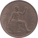 1947 PENNY ( UNC ) - Penny - Cambridgeshire Coins