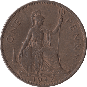 1947 PENNY ( UNC ) - Penny - Cambridgeshire Coins