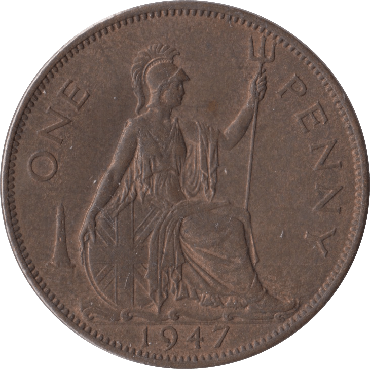 1947 PENNY ( UNC ) - Penny - Cambridgeshire Coins