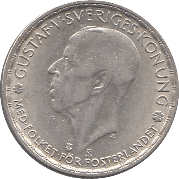 1947 SILVER KRONE SWEDEN REF H83 - WORLD SILVER COINS - Cambridgeshire Coins