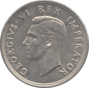 1947 SOUTH AFRICA SILVER FIVE SHILLING 2 - WORLD SILVER COINS - Cambridgeshire Coins