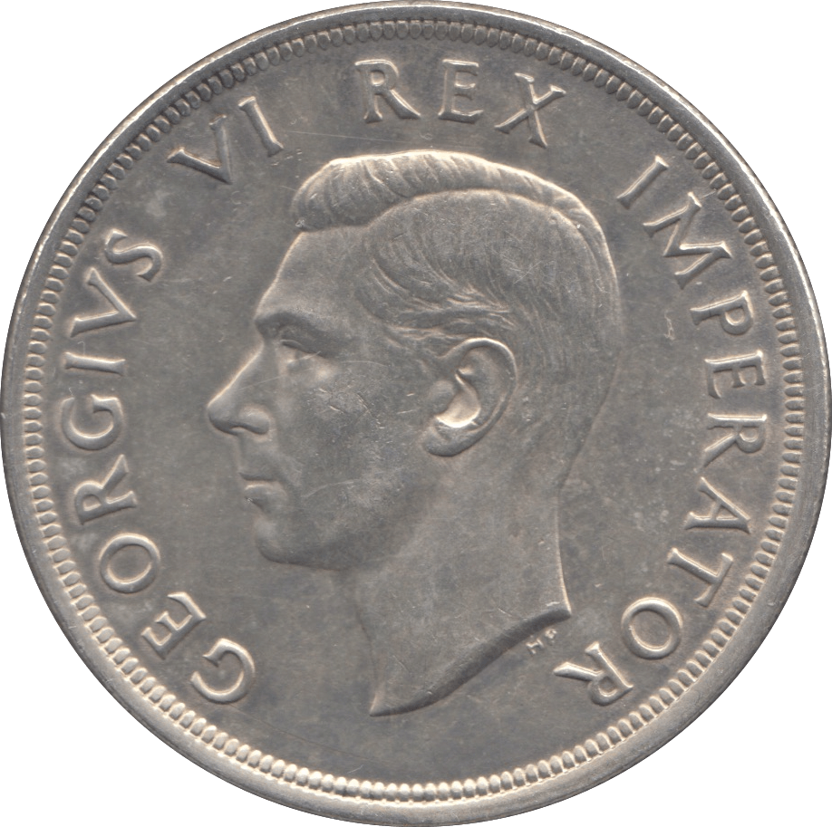 1947 SOUTH AFRICA SILVER FIVE SHILLING 2 - WORLD SILVER COINS - Cambridgeshire Coins