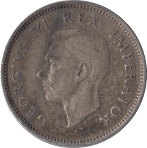 1947 SOUTH AFRICA SILVER SIXPENCE - SILVER WORLD COINS - Cambridgeshire Coins