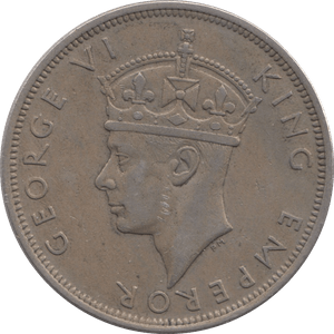 1947 SOUTHERN RHODESIA HALFCROWN - WORLD COINS - Cambridgeshire Coins