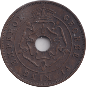 1947 SOUTHERN RHODESIA PENNY - WORLD COINS - Cambridgeshire Coins