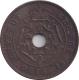 1947 SOUTHERN RHODESIA PENNY - WORLD COINS - Cambridgeshire Coins