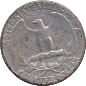 1947 USA SILVER 1/4 DOLLAR - SILVER WORLD COINS - Cambridgeshire Coins