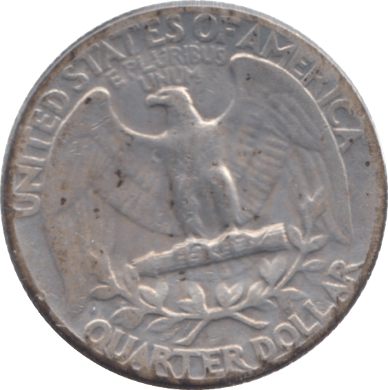 1947 USA SILVER 1/4 DOLLAR - SILVER WORLD COINS - Cambridgeshire Coins