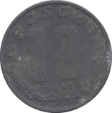 1948 10 GROSCHEN AUSTRIA - WORLD COINS - Cambridgeshire Coins