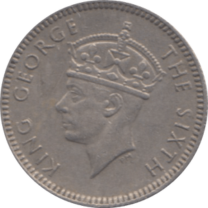 1948 5 CENTS MALAYA - WORLD COINS - Cambridgeshire Coins