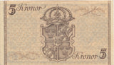 1948 5 KRONOR BANKNOTE SWEDEN REF 956 - World Banknotes - Cambridgeshire Coins