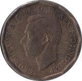 1948 BRASS THREEPENCE ( UNC ) - Threepence - Cambridgeshire Coins