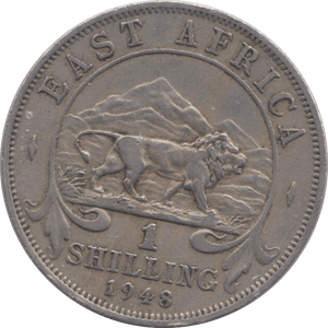 1948 EAST AFRICA ONE SHILLING - WORLD COINS - Cambridgeshire Coins
